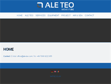 Tablet Screenshot of ale-teo.com